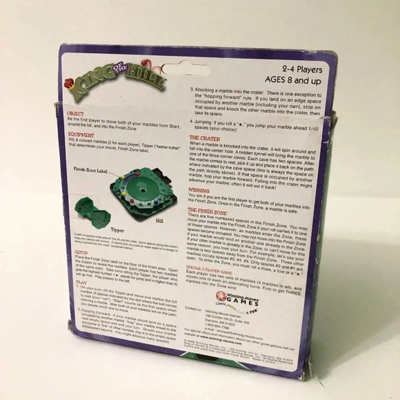 2006 King of the Hill Marble  Board Game Winning Moves Games Damaged Box - Picture 2 of 16